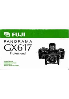 Fujifilm GX 617 manual. Camera Instructions.